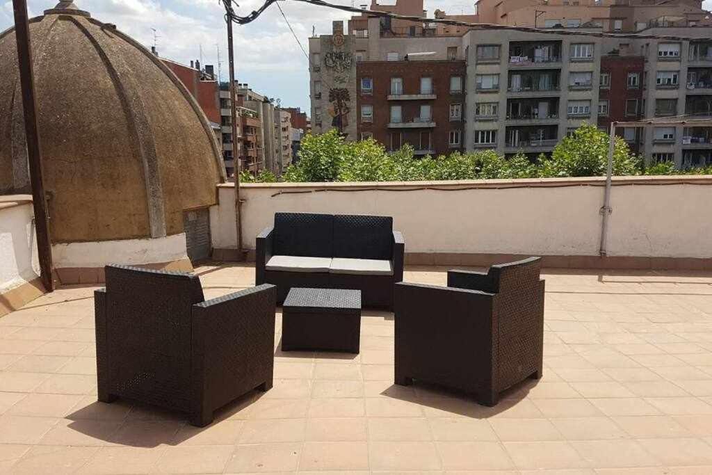 New Top Floor Apt With A Lot Of Light & Aircon Girona Exteriér fotografie
